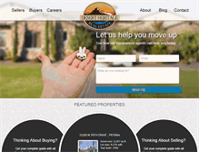 Tablet Screenshot of desertheritagerealestate.com
